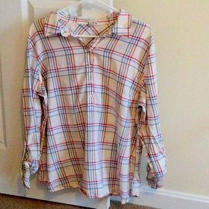 Talbots button blouse. Size XL. Like new